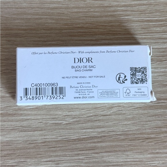 Dior Gold J'adore Bag Charm Keychain - Picture 8 of 9